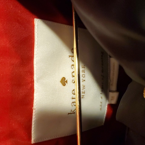 kate spade Cyndy Logo Button Flared Down Puffer Coat - Picture 3 of 14